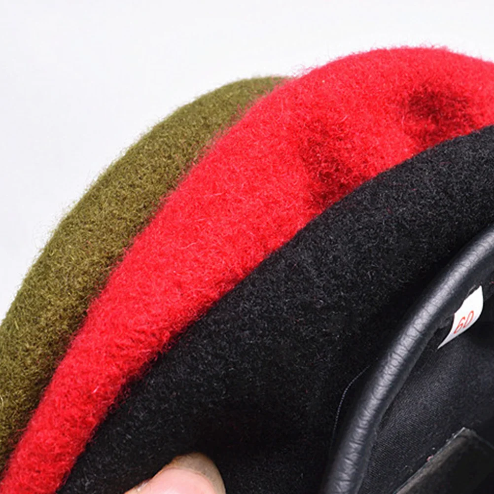 French Beret Warm Artist Painter Cap Adjustable Beanie Hat for Men Color