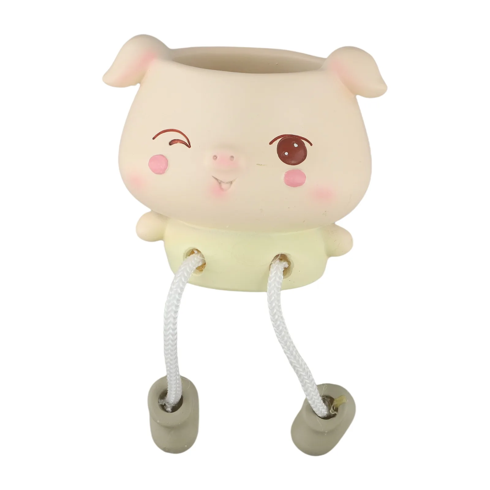 Office Desk 10cm (width) Animal Flower Pot Personalized Kids Room Decoration Creative Present Fading Resistant
