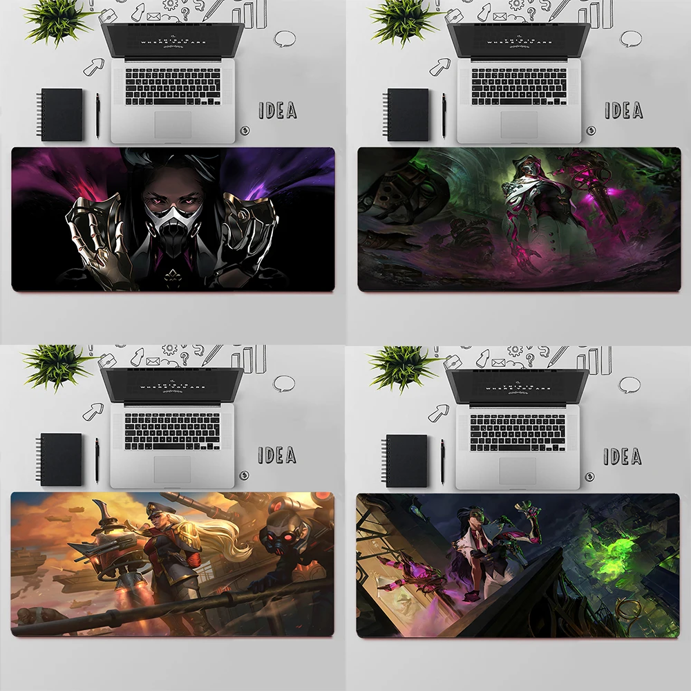 

League of Legends Renata Glasc Gaming Mouse Pad Large Mouse Pad PC Gamer Computer Mouse Mat Big Mousepad XXL Keyboard Desk Mat