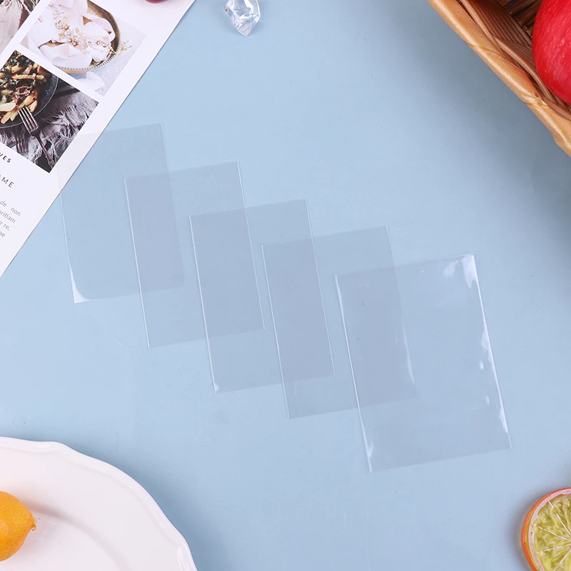 50pcs Korea Card Sleeves Photocard Holographic Protector Film Album Binder Pocket Page Protector