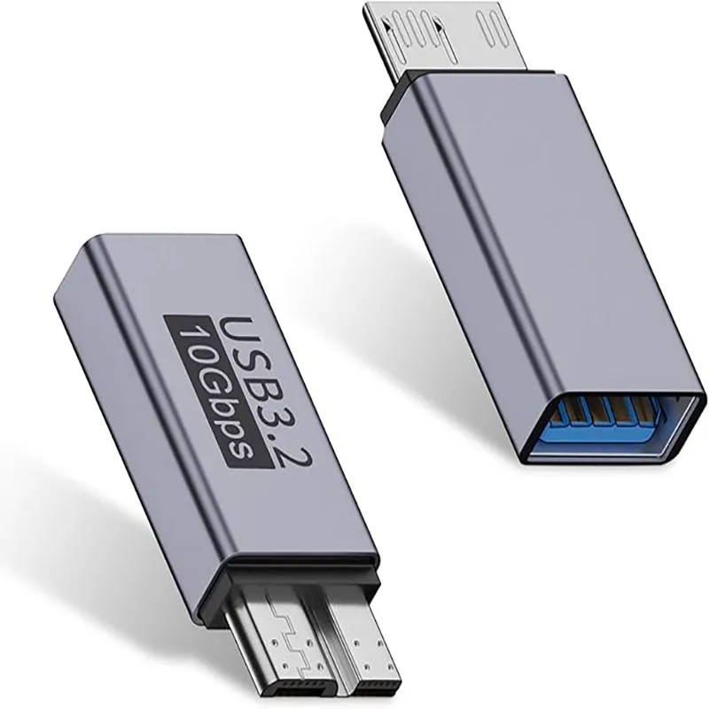 USB3.0 Micro B Adapter Male To Type C High Speed Type C Female Adapter Compact Data Transfer Type-C USB3.0 Micro B Connector
