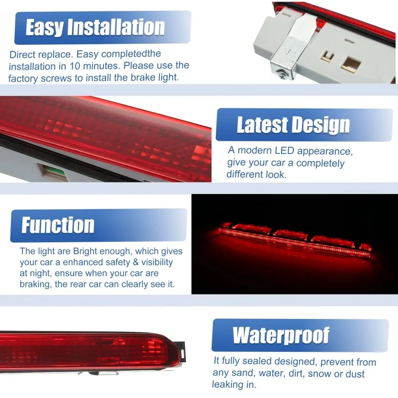 ضوء فرامل خلفي LED ثالث عالي ا - مراجعة Car Accessories Brand وسعره