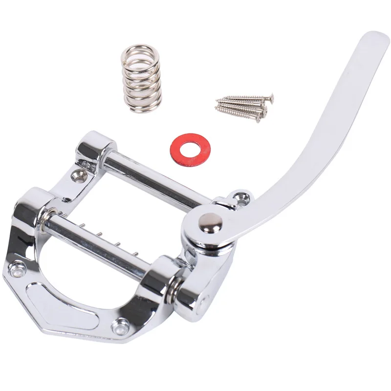 Electric Guitar Accessory, Single Tremolo Bridge Assembly, Metal Tremolo Arm & Tremolo Tailpiece For Electric Guitar