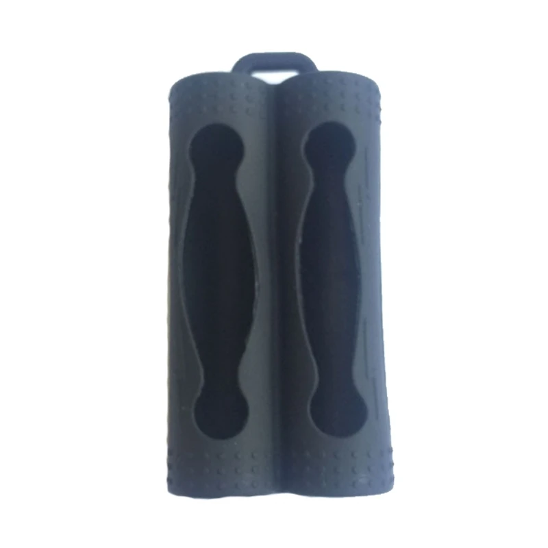 غلاف من السيليكون الناعم مع غطاء حماية بفتحتين لحقيبة 18650 Batte