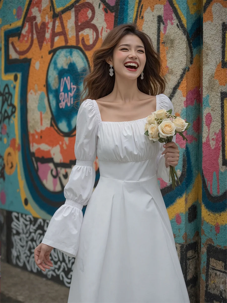 Abiti da donna per donna Festa Matrimonio Tinta unita Lunghezza caviglia Spacco laterale Spacco alto Diviso Ritaglio Hollow-Out