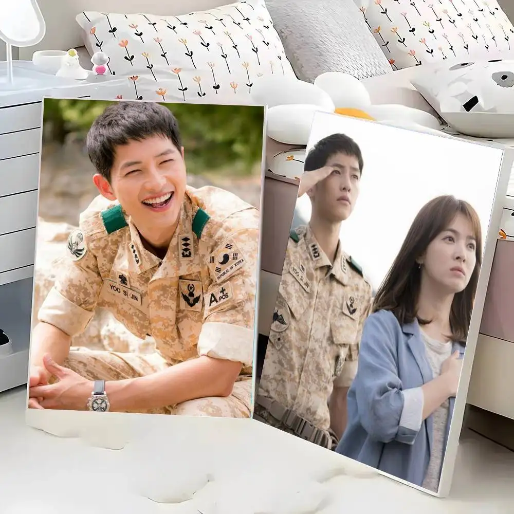 Descendant Of The Sun Poster Art Sticky Wall Waterproof Home Living Room Bedroom Bar Aesthetic Decoration