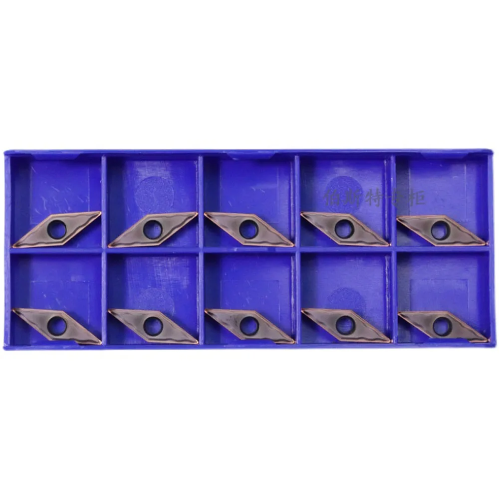 1Box Original China CNC Blade VBMT110304-EM YBG205 Carbide Inserts VBMT110304EM YBG205 Lathe Machining Tools For Stainless Steel