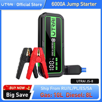 UTRAI 20000mAh Car Jump Starter Power Bank 6000A Car Booster Auto Emergency Starting Device Jump Start for Petrol Diesel