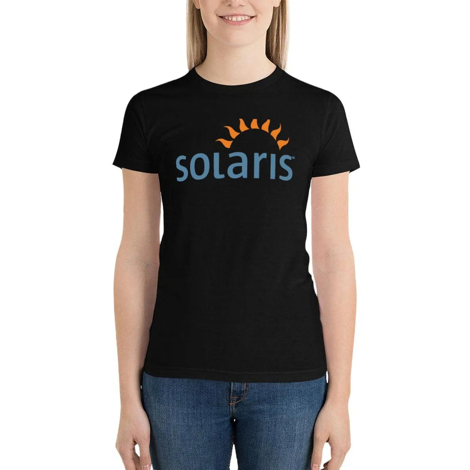 sun the solaris T-Shirt Female clothing cute clothes t-shirt dress for Women plus size