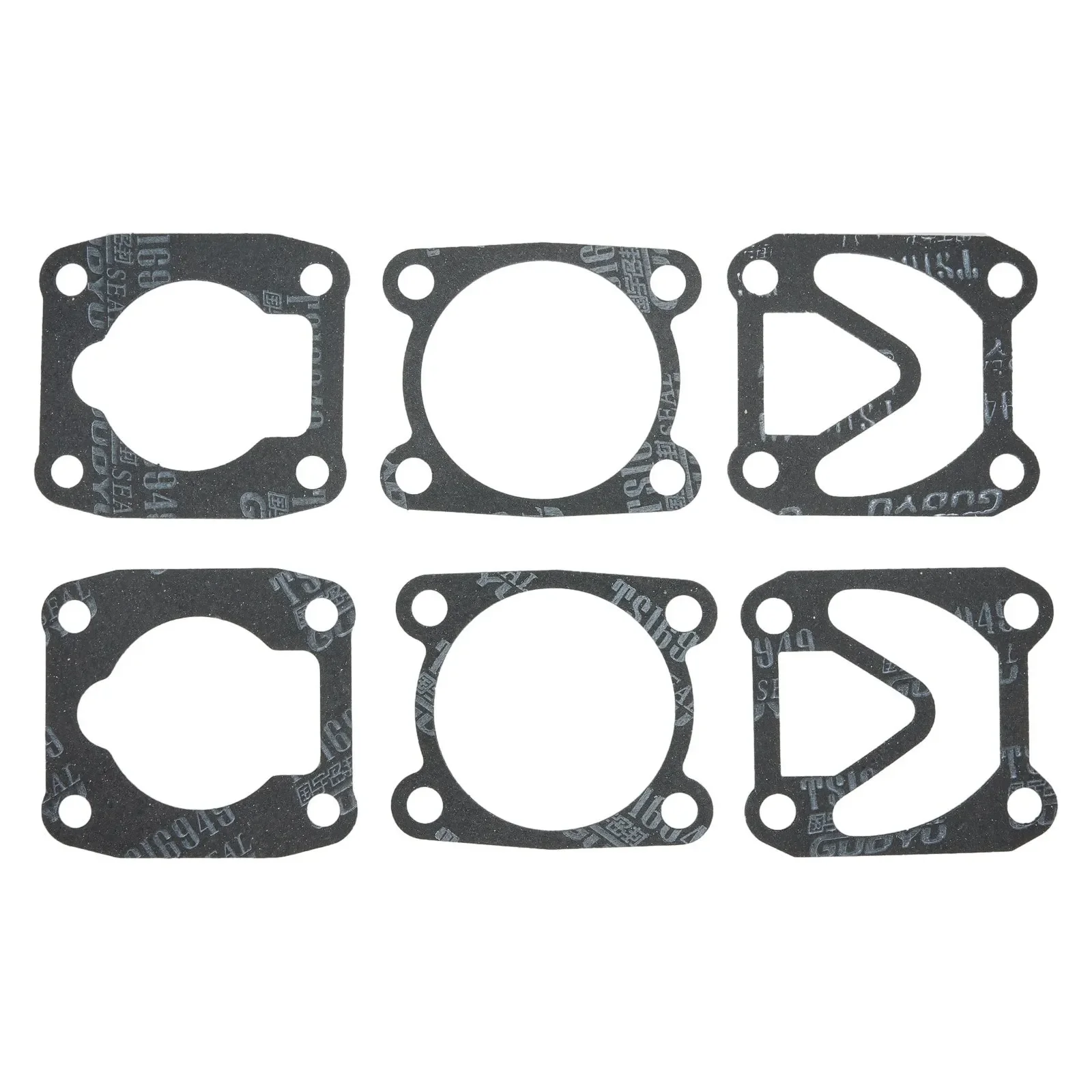 2Set 3in1 Air Compressor Cylinder Head Base Valve Plate Gaskets Sealing Gasket Washers For Air Compressor Power Tool Accessories