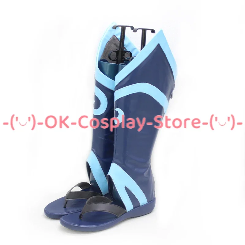 [Customized Size] LOL Spirit Blossom Riven Cosplay Shoes Game Roleplay Costume Prop Halloween Carnival Party Boots PU Leather