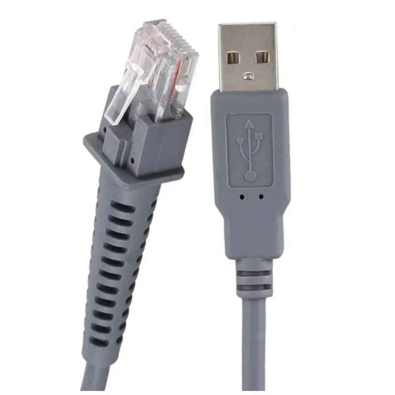 【Быстрая распродажа】кабель USB-A Male to RJ45 2M для Datalogic CAB4120 QD2130 QD2110 GPS4490 сканера штрих-кода