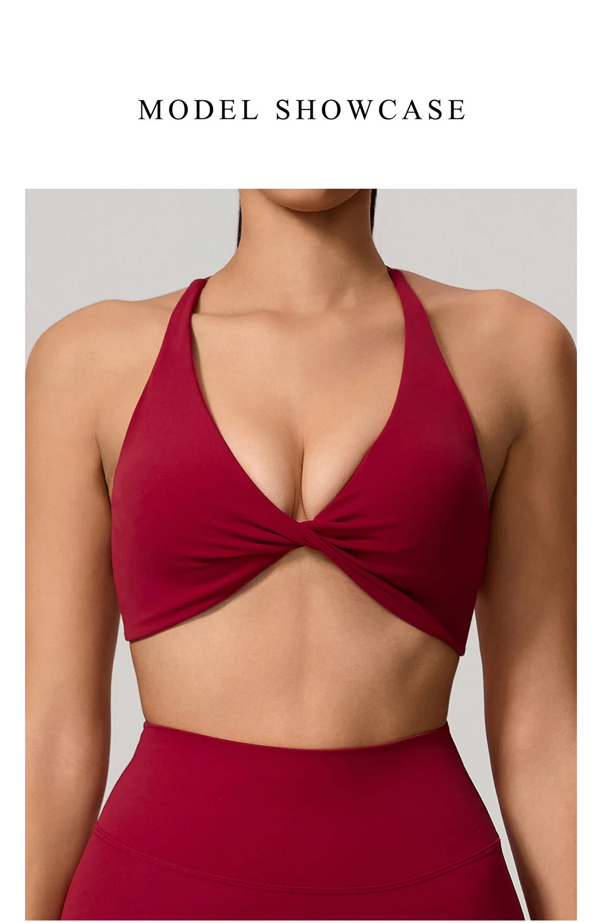 Hearuisavy Sommer Sexy Gym-Top für Damen, Lauf-BH mit Rückenkreuzung, Yoga-BH, Sport-BH, atmungsaktive Push-Up-Unterwäsche, Fitness-Workout-Top – Detail 10