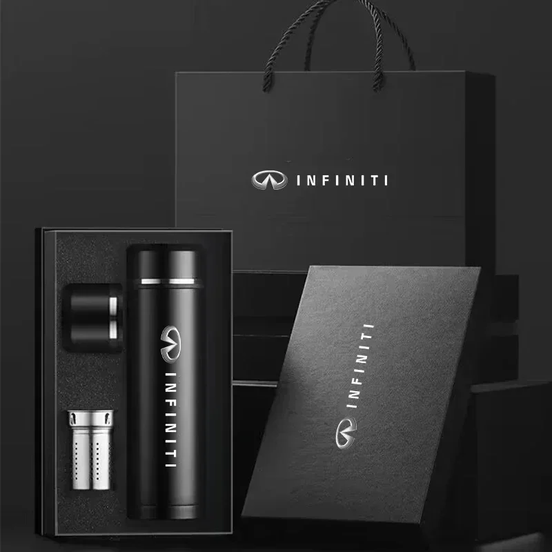 Автомобильный термос с дисплеем температуры для Infiniti ESQ EX25 EX35 EX37 FX35 FX37 JX35 G25 G35 G37 M25 M37 Q30 Q50 Q60 QX30 QX60