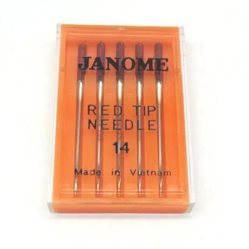 Janome Sewing Machine Blue Tip Needle Size 11 Purple Tip Needles 14 Red Tip 14