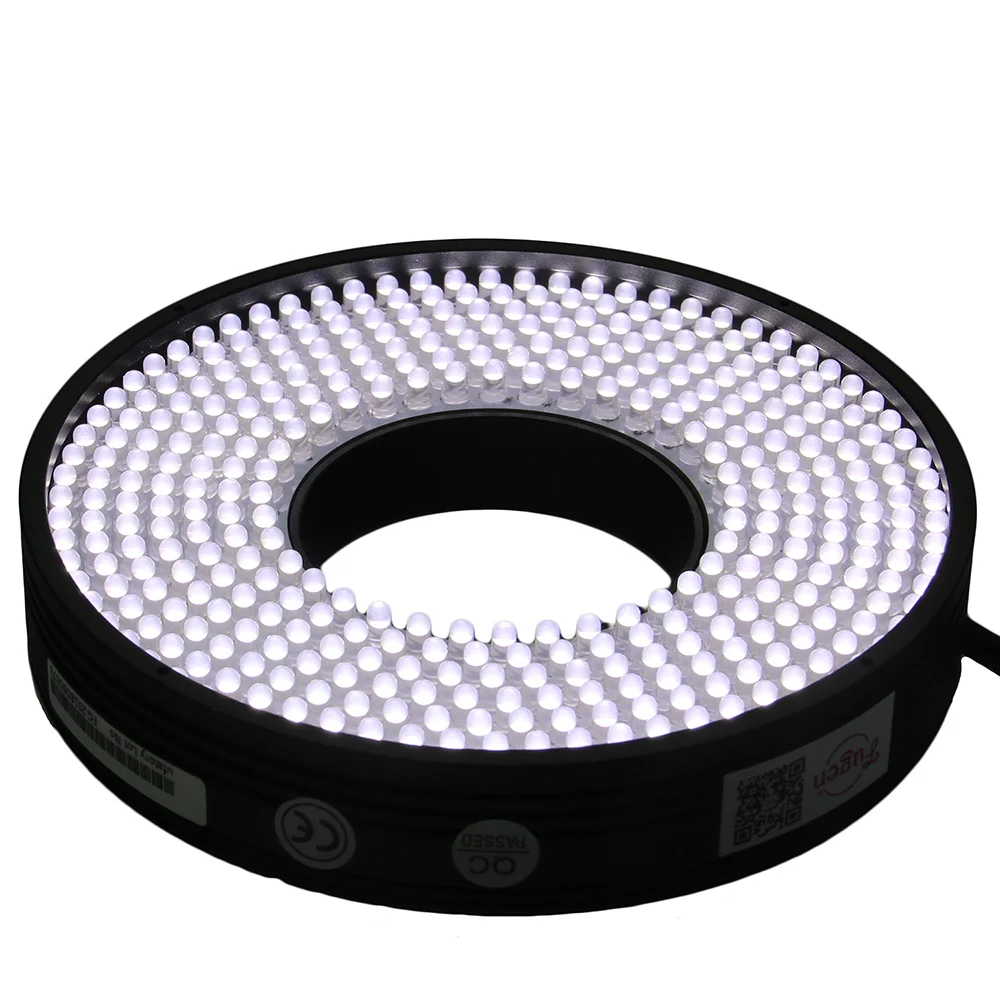 0° 90° Degree Zero Angle Straight Direct Angle Industrial Surface Visual Inspection Emitting LED Ring Circular Lighting Source