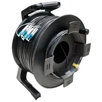 

High Quality Fiber Optic Cable Reel Drum With 4 core LC Armored Tactical Fiber Optic Patch Cord For SDI to Fiber