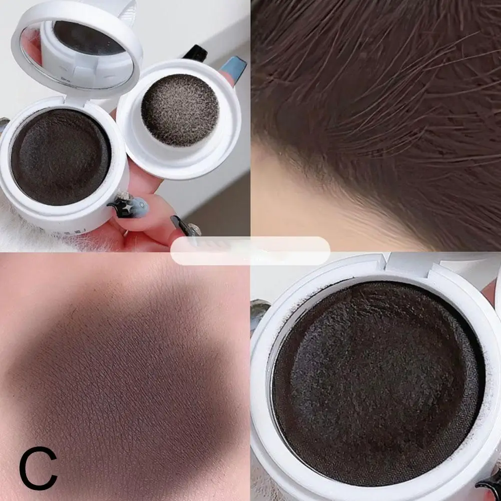 Linea sottile Riempitore di fango Riparazione dei capelli divini Impermeabile Riparazione resistente al sudore Testa alta Bunline Penna Copertura Polvere per capelli Ombra W1M4