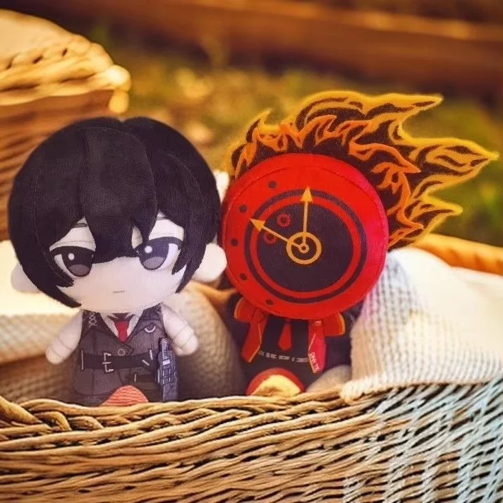 

Голова часов Данте, плюшевая кукла, 10 см, хлопковая кукла, милая стимпанк, голова шестерни, экшн-фигурка, игровой персонаж, плюшевая игрушка в подарок