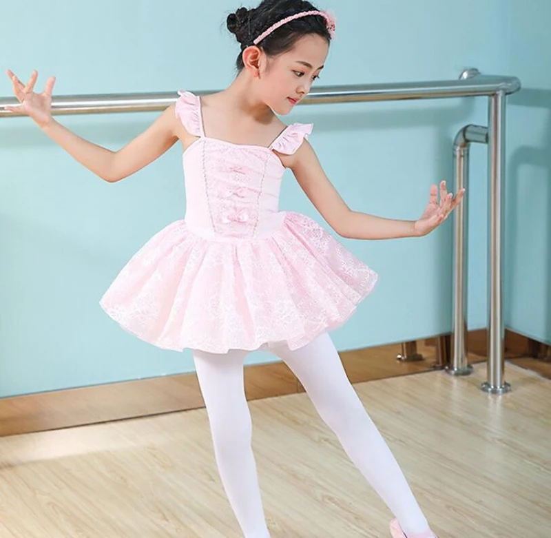 Profession Ballet Tutu Skirt For Children Sleeveless White Swan Dance Costume Girls Advanced Class Ballet Dance Skirt