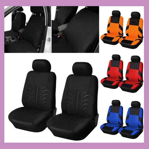 2PCS Ön Araba Koltuğu Kılıfı Evrensel Motorlar Koltuk Kılıfı Otomotiv İçi Mekanlar