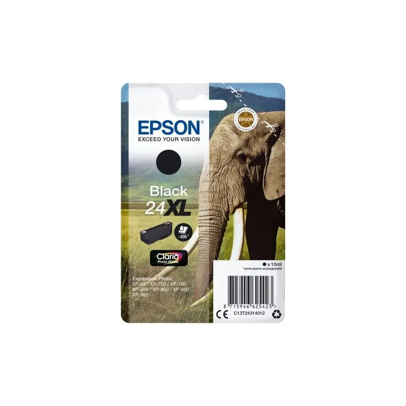 Epson T2431 (24XL) black Original ink cartridge-C13T24314012 T2431 tintasycartuchos.com