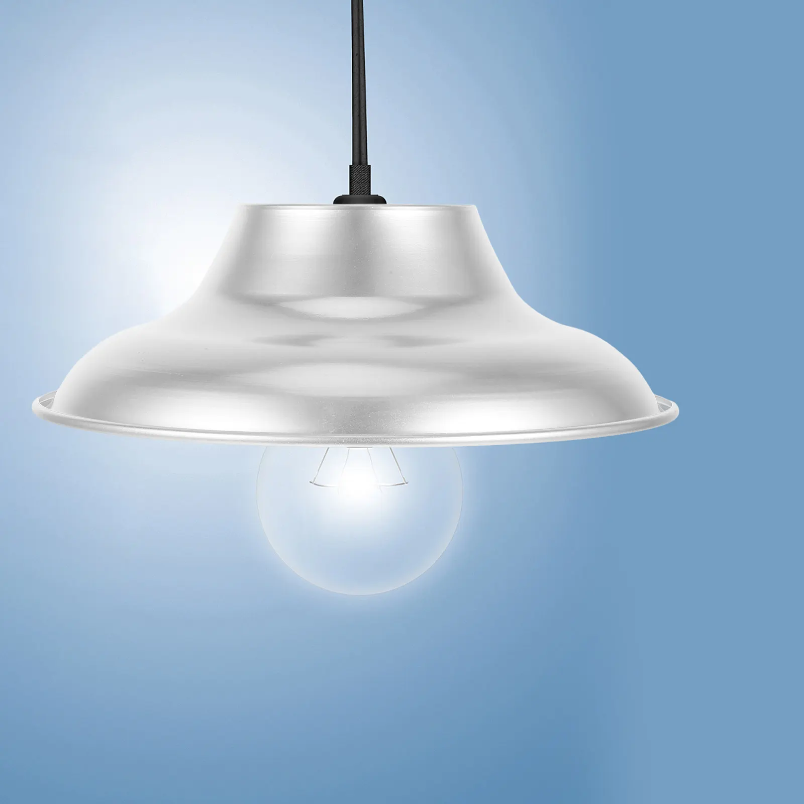 

Круглый водонепроницаемый плафон из алюминиевого сплава для уличных промышленных светильников, замена для потолочных подвесных светильников в мастерских, на заводах, в сараях