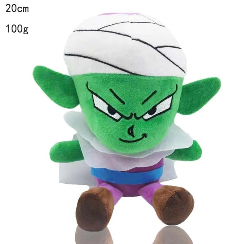 Juguetes de peluche de Dragon Ball para niños, figuras de dibujos animados de Anime japonés, Super Saiyan, Goku, Vegeta, Picollo, Trunks, Gohan,