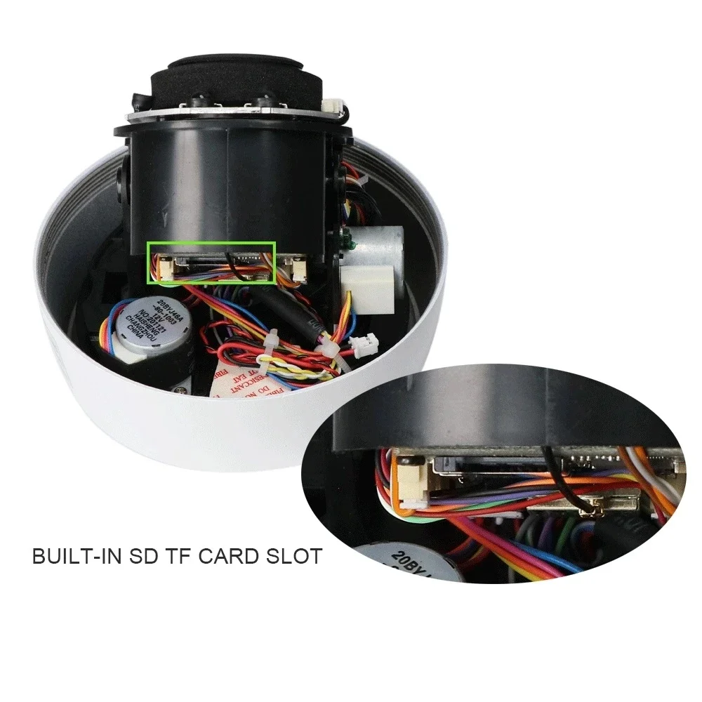 HJT 5MP WIFI IP PTZ Dome камера 5x Auto Optical Zoom 2.7-13.5mm IP Камера IR Night Vision Humanoid Tracking TF Card