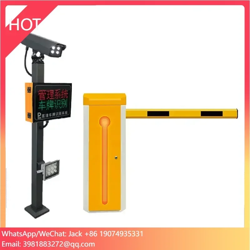 Automatic LPR License Plate Recognition Parking Management System With Vertical Turnstiles Efficient Parking Solution