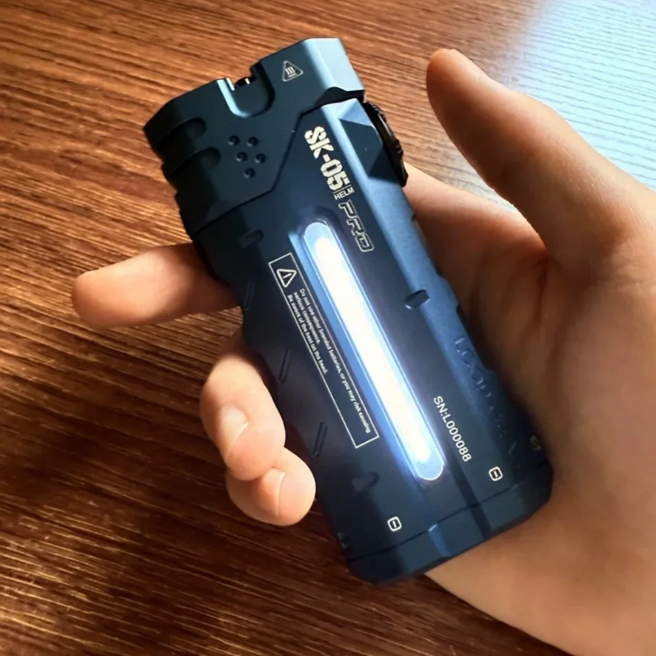 Powerful Flat LED Flashlight 4360LMS with 8000mAh Power Bank, Sidelight Torch Combines Floodlight Spotlight for Search -Nitecore