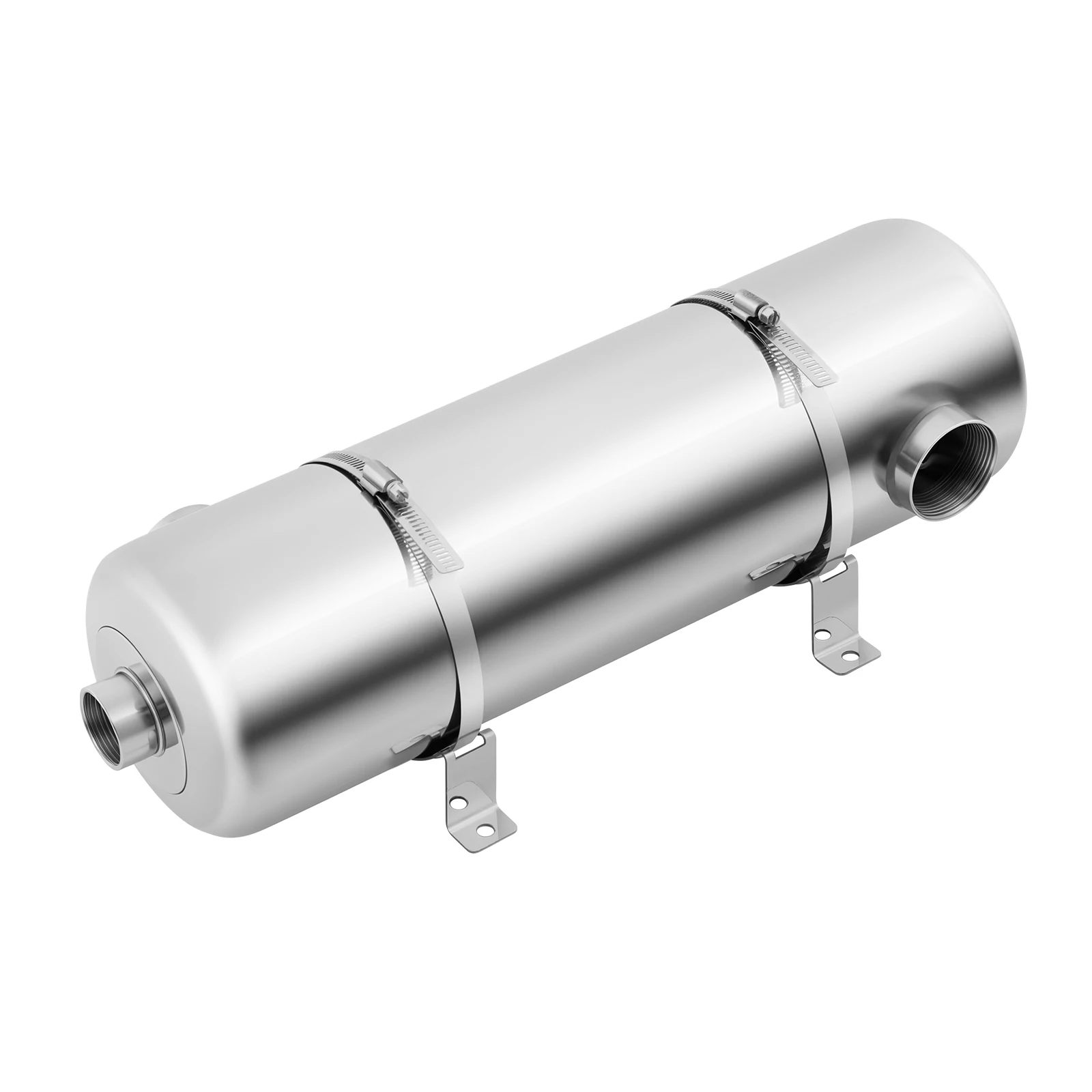 60KW Schwimmbad-Wärmetauscher aus Edelstahl SS304 für 250m³ Poolvolumen, Leistung 200kBtu/h für Whirlpools und Heizwannen – Detail 9