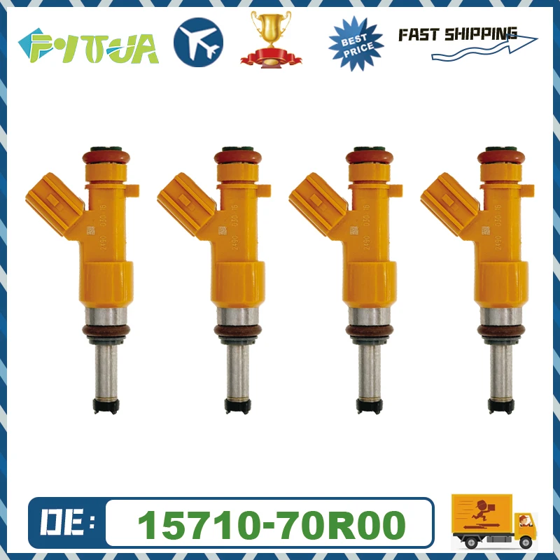 

4 шт., высокопроизводительная топливная форсунка 15710-70R00 15710M68P01 для Suzuki Carry 1.5L 2018-2021 15710-M68-P01