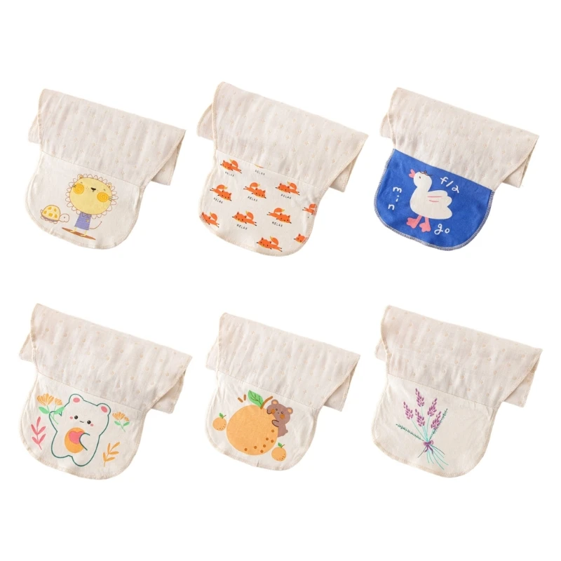 

Cartoon Towels Sweat Towel for Newborns Infant Toddler Perspiration Absorption Cotton Towel for 0-4 Year Baby Back Towel