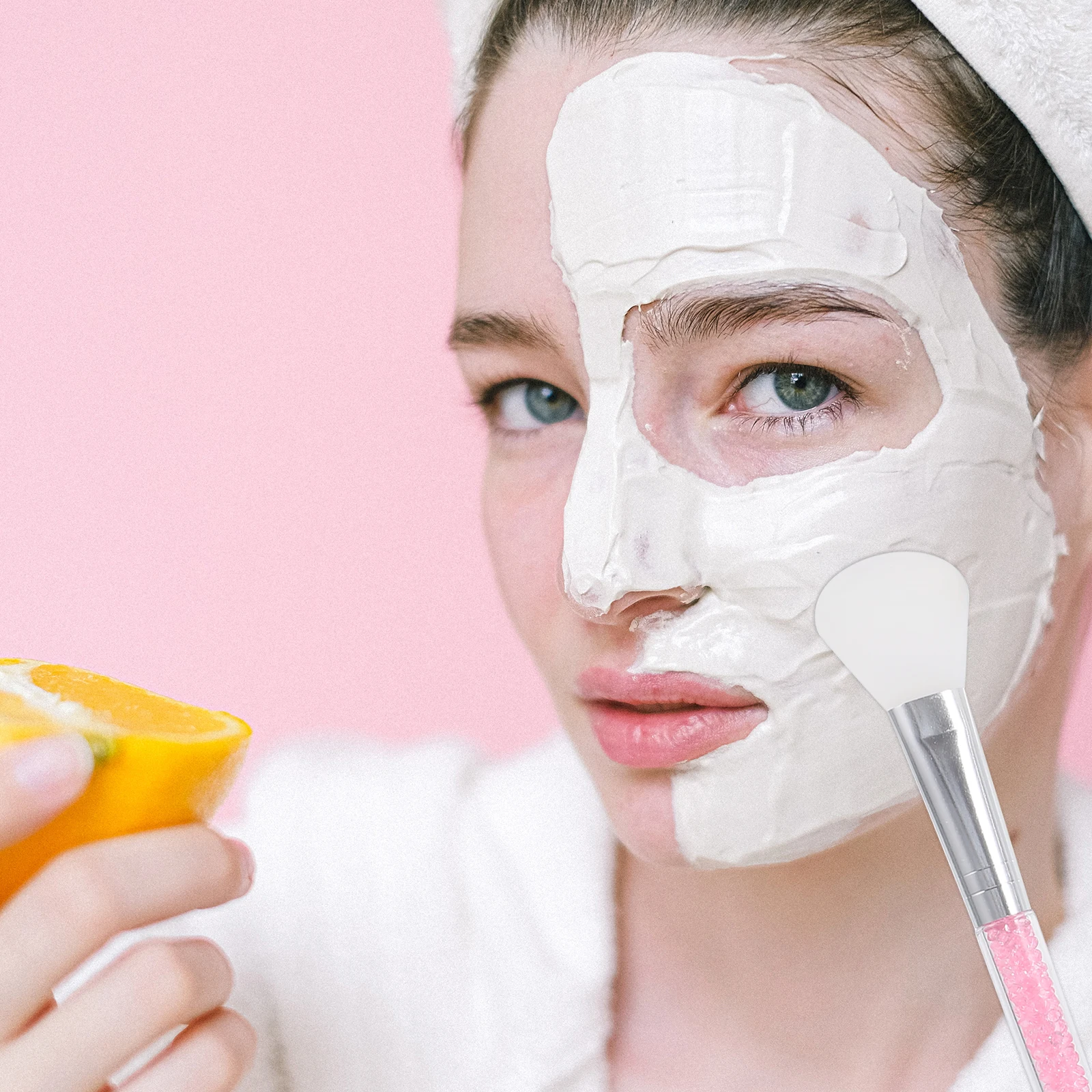 5 pçs pincéis de maquiagem máscara facial ângulo sobrancelha beleza suprimentos aplicador de lama facial ferramentas práticas silicone antiaderente calor