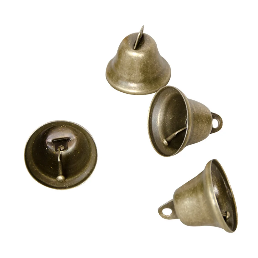 Hot 1000pcs/lot Craft Bells Brass Crafts Vintage Hanging Wind Chimes Making Dog Training Doorbell Christmas Tree 1.65 x 1.5 Inch