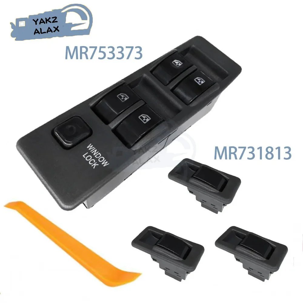 

MR753373 MR731813 для Mitsubishi Pajero Montero 1990-2003 гг., электрическая кнопка управления пассажирским окном, автомобильные аксессуары