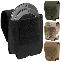 Handcuff Pouch Molle Handcuffs Holder Nylon Cuffs Case Holster Duty Belt Tactical Vest Law Enforcement Hunting Bag Accessories