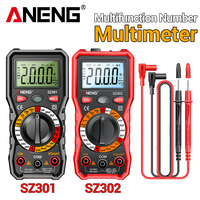 Multimeters ANENG SZ301/SZ302 Handheld Tester LCD True RMS Auto AC/DC Votage Meter Diode Current Resistance Ohm Detector Tools