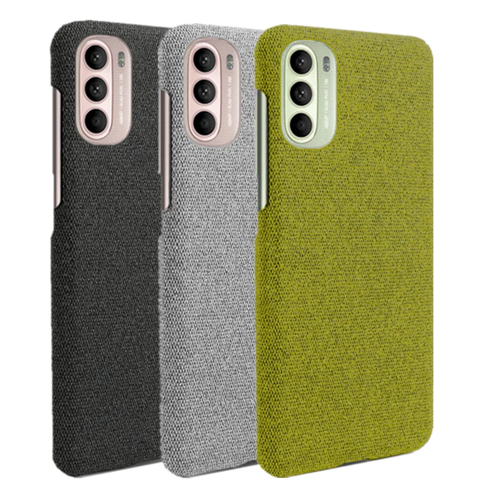 Moto G31 For Motorola Moto G31 G41 G51 G71 5G Luxury Cloth Texture Fitted Case For Motorola Edge S30 X30 S Moto G100 G60 G30 G10