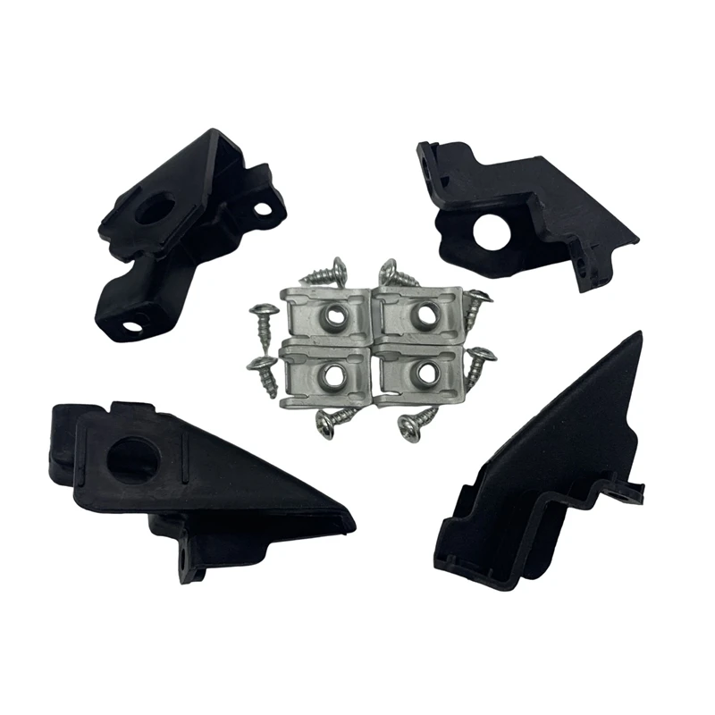 1 paio di accessori per staffa di montaggio del faro anteriore 6 r0998225/226 per VW Polo 09-17 lampada a testa fissa vite di supporto fisso L + R