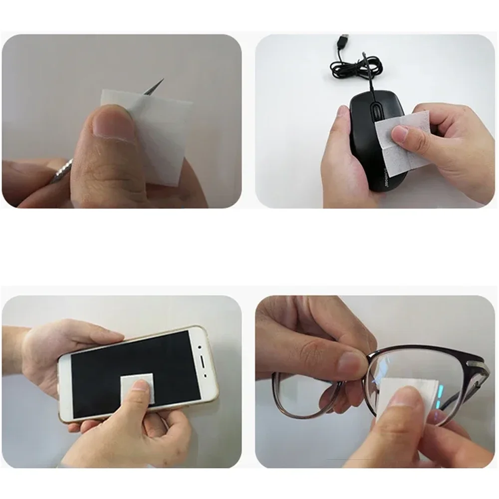Disposable Alcohol Disinfection Cotton Multifunctional Phone Screen Car Detail Glasses Clean Wiper Cotton Auto Maintenance view 5
