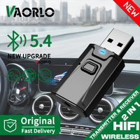 USB Bluetooth 5.4 Audio Transmitter Receiver MIC Wireless Adapter 3.5mm AUX/RCA for TV PC Headphone Home Stereo Car HIFI Music