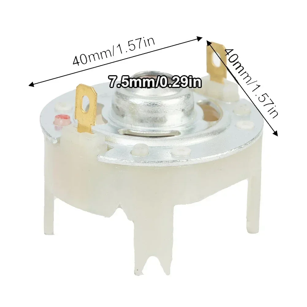 Suporte de escova de carbono para motor de broca elétrica, 3 peças 40*40*35mm peças de comutação para rs775 rs750 rs755 acessórios de ferramentas elétricas