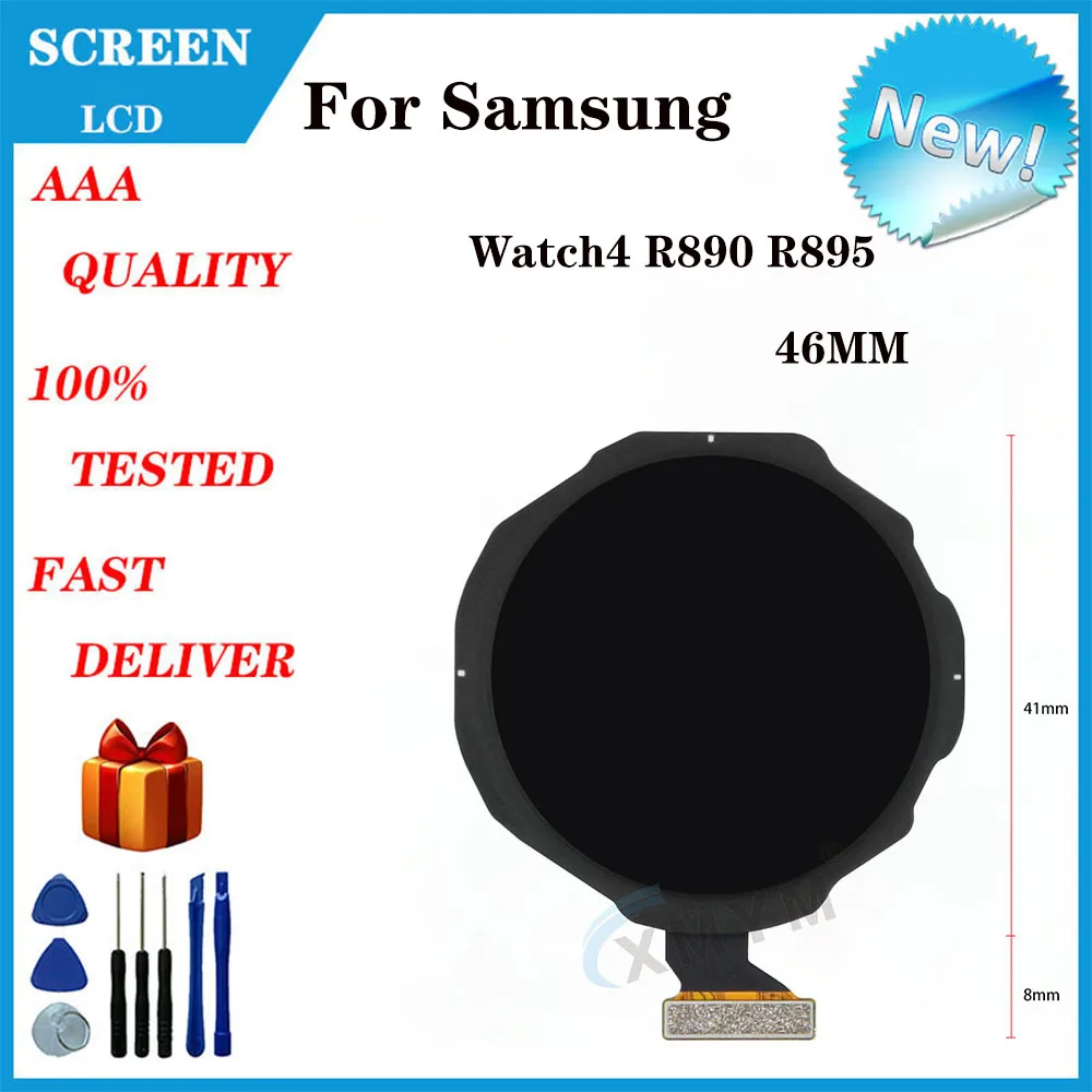 For Samsung Watch4 R890 R895 LCD Screen Display 46MM Replacement And Repair Of Accessories