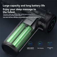 Mini Massage Device Compact Sports Massager For Deep Muscle Relief With 4 Heads 6 Speeds