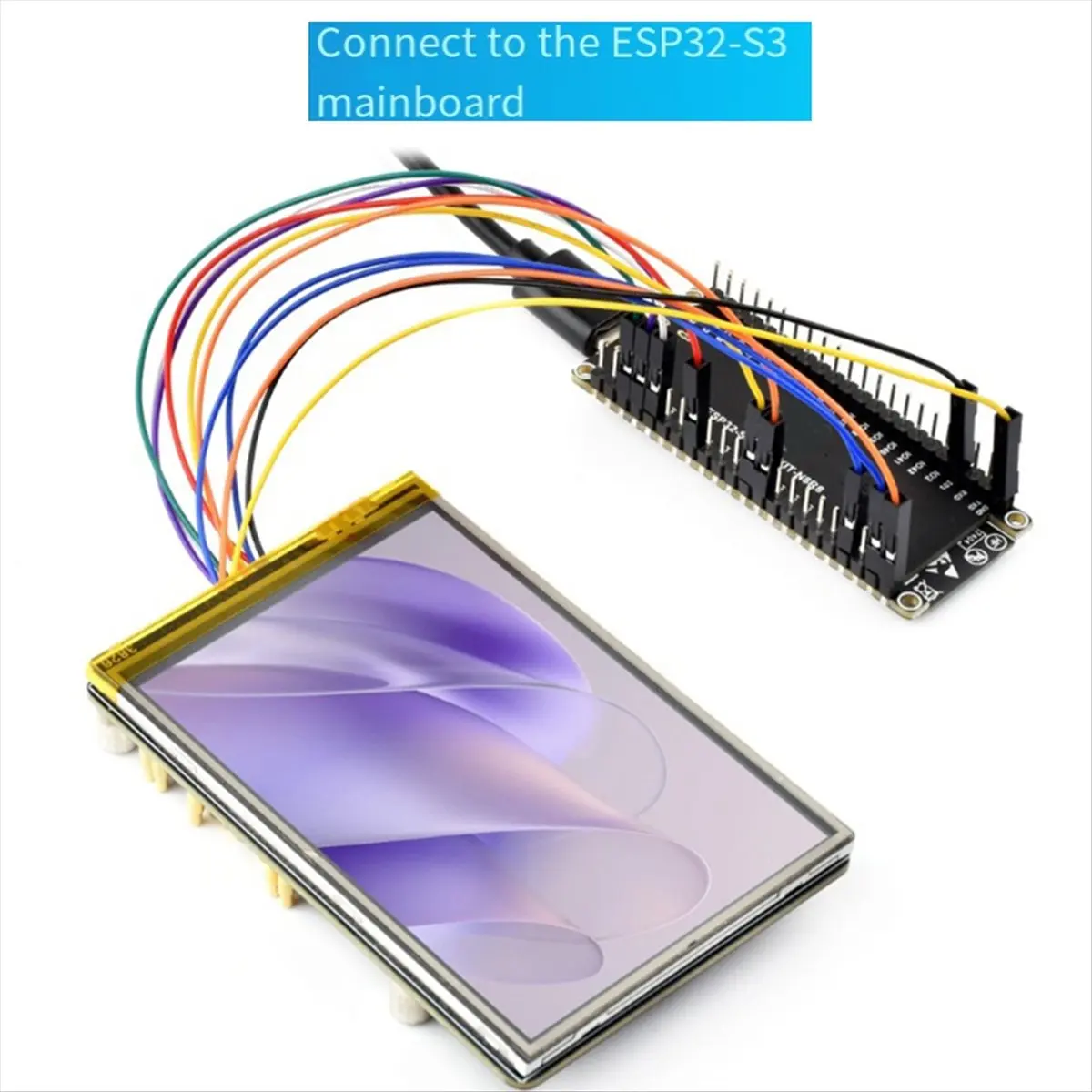 ABZJ 3.5inch Touchscreen Display 320x480 Pixels IPS Panel 262K Color SPI Interface for Raspberry Pi