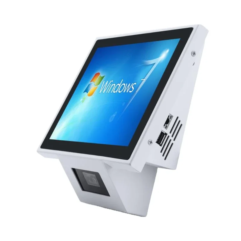 JP-T100 Multifunctional 8 Inch Screen All-in-One Barcode Scanner Supermarket Price Checker