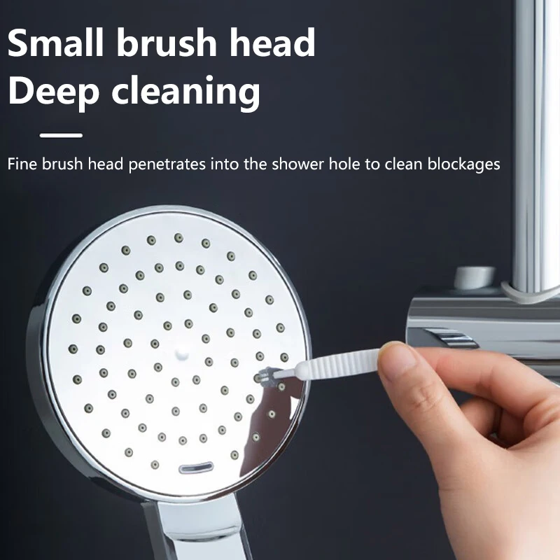 Bathroom Micro Nylon Brush Shower Head Anti-clogging Cleaning Brush Mobile Phone Hole Pore Gap Washing Tools Toilet Accessorie