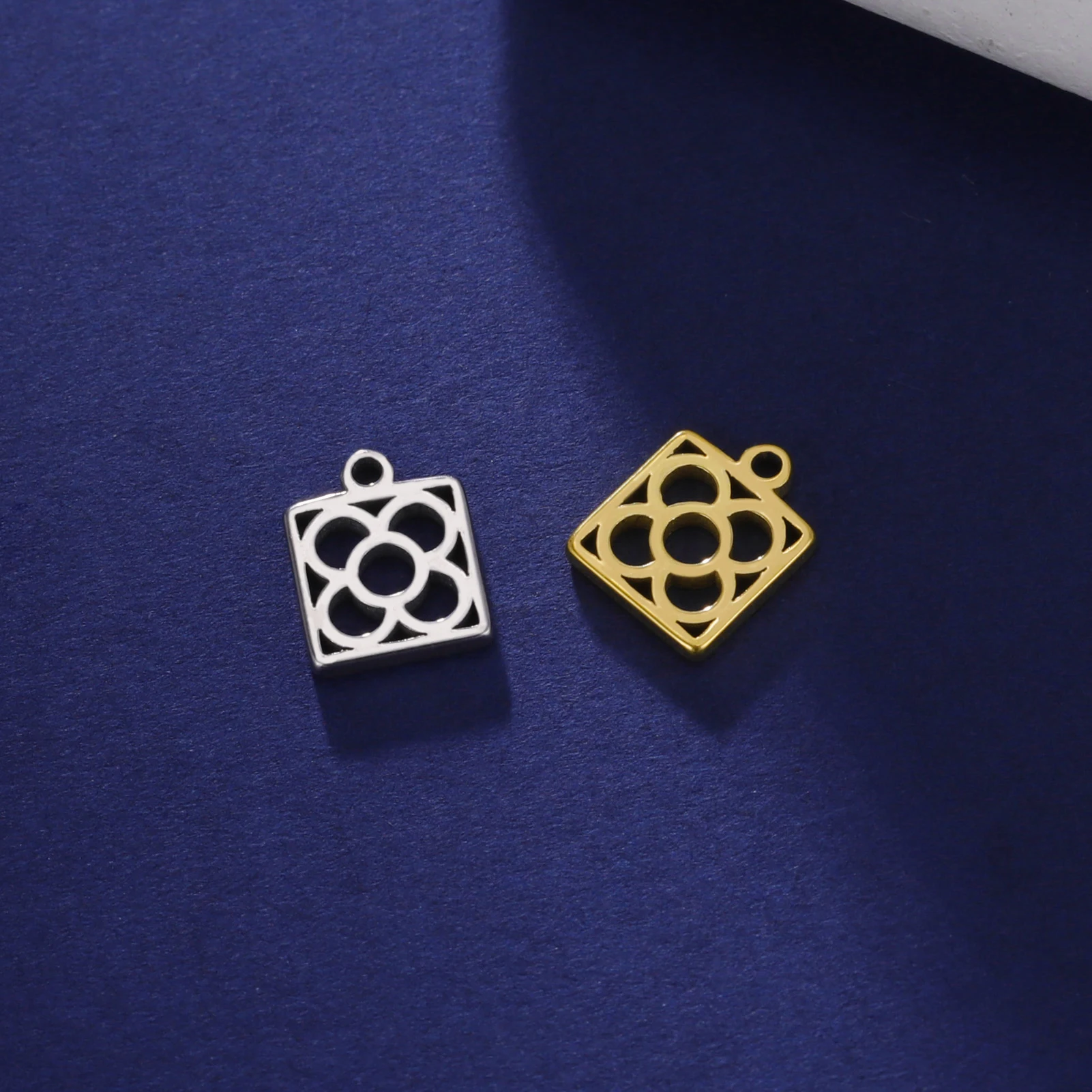 5pcs Stainless Steel Charms for DIY Jewelry Making